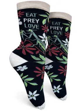 Eat Prey Love Womens Crew Socks