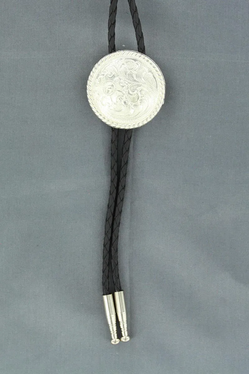 ENGRAVED BOLO TIE