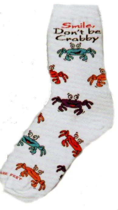 FBF Cartoon Crab Sock