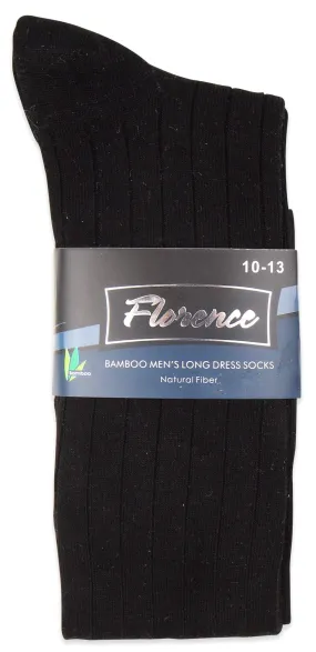 Florence Bamboo Mens Long dress sock Style: 195