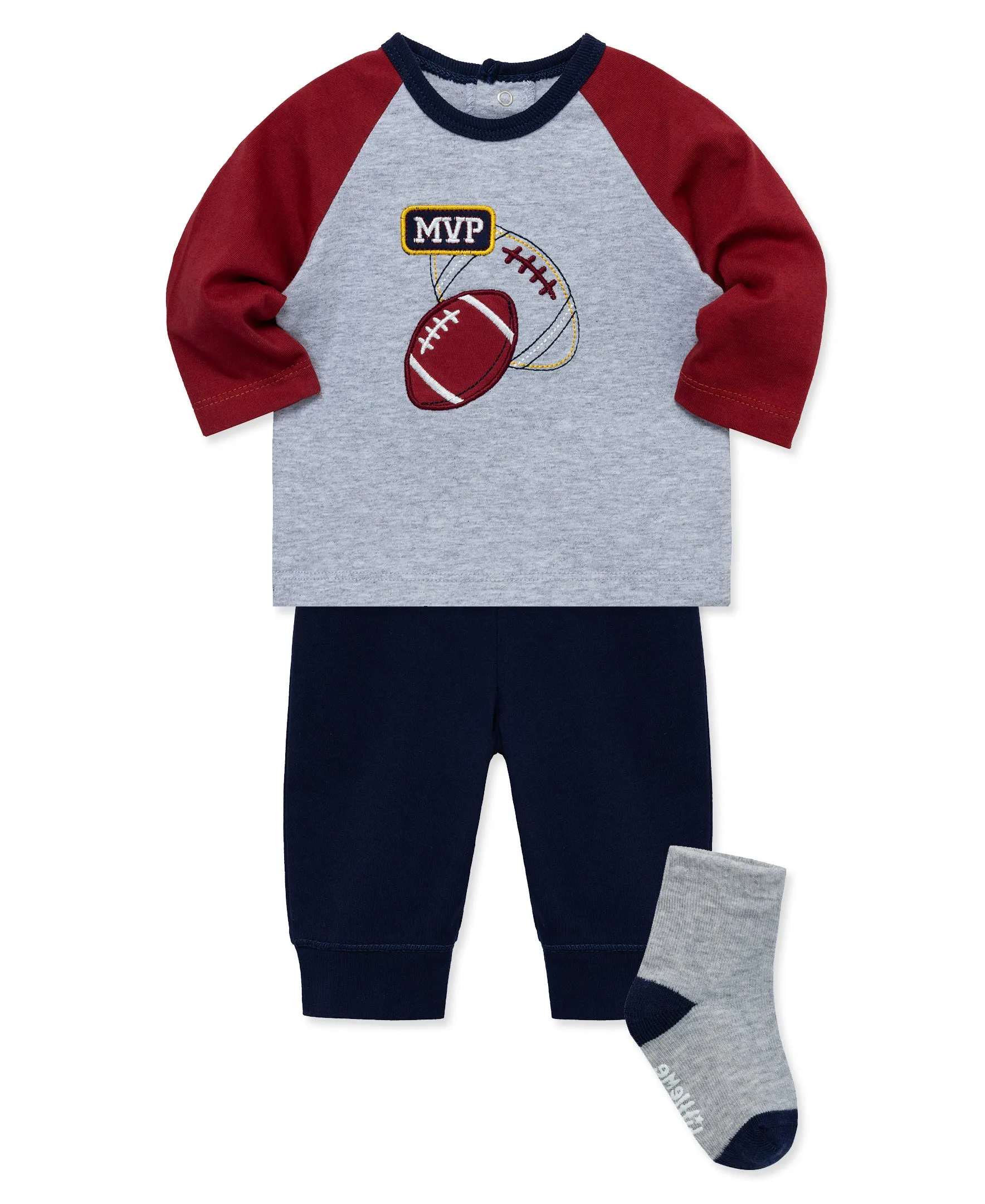 Football Jogger Set (3M-12M)