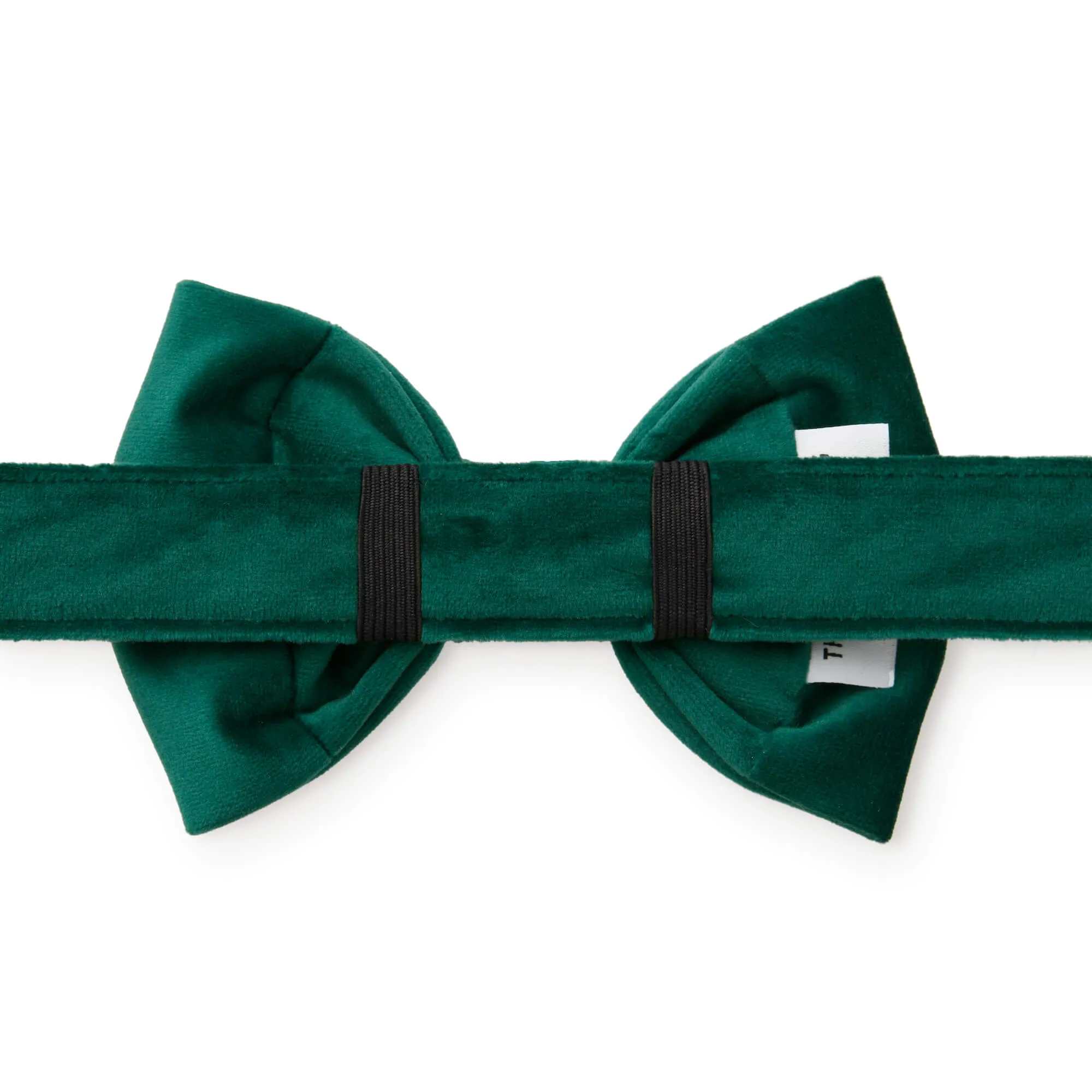 Forest Green Velvet Dog Bow Tie