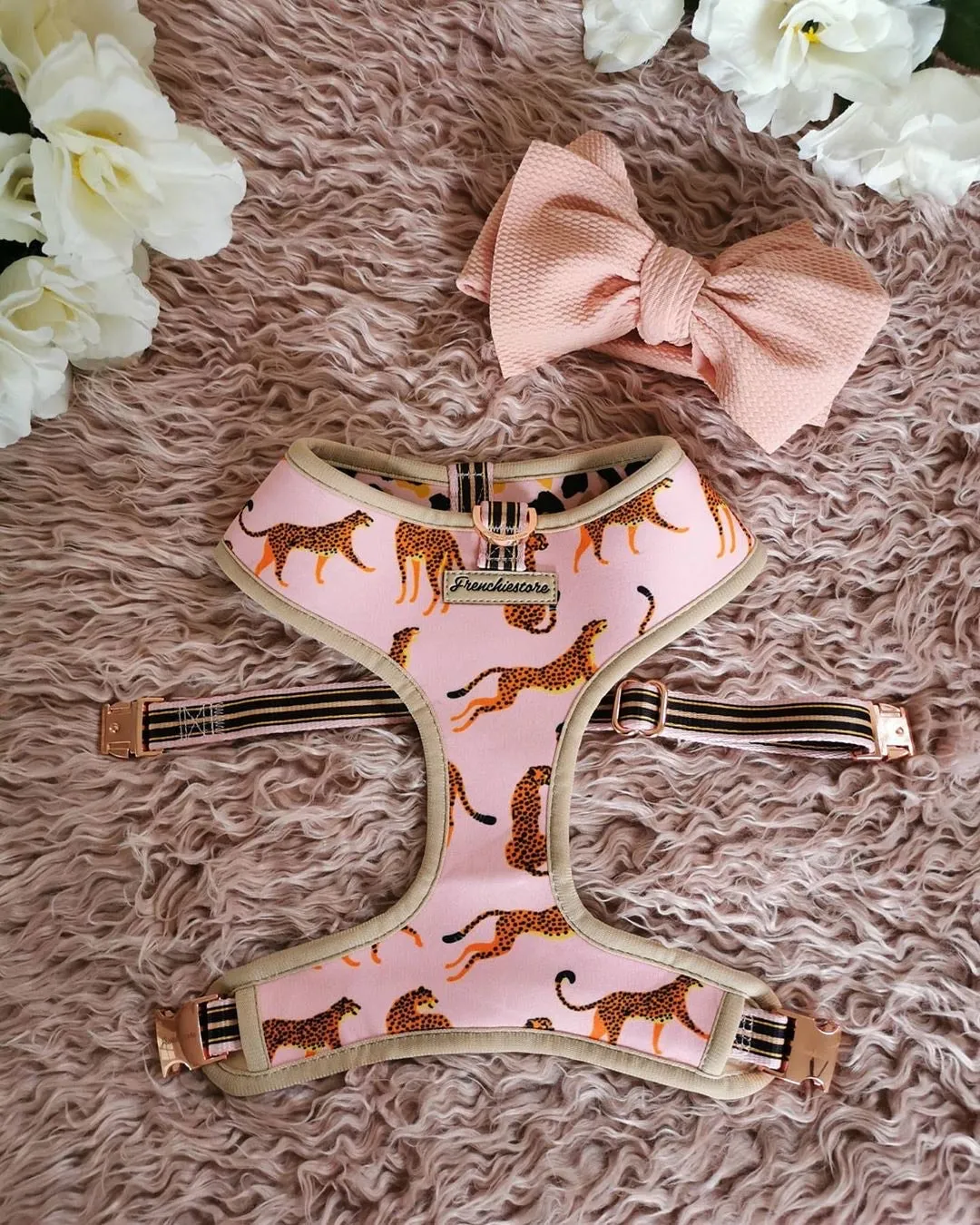 Frenchiestore Pet Head Bow | Tan