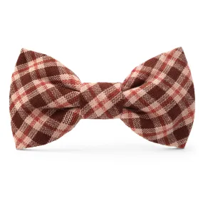 Heather Taylor Home x TFD Hudson Plaid Dog Bow Tie