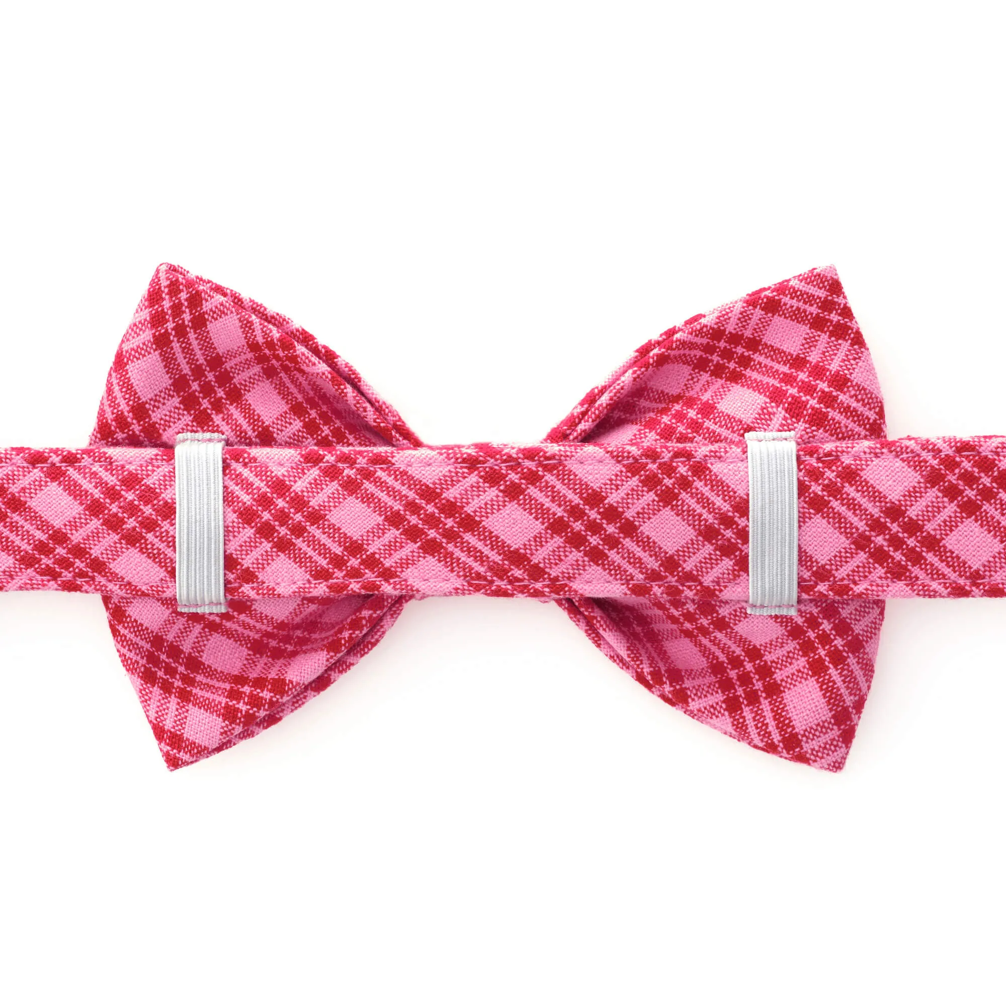 Heather Taylor Home x TFD Katherine Plaid Valentine Dog Bow Tie