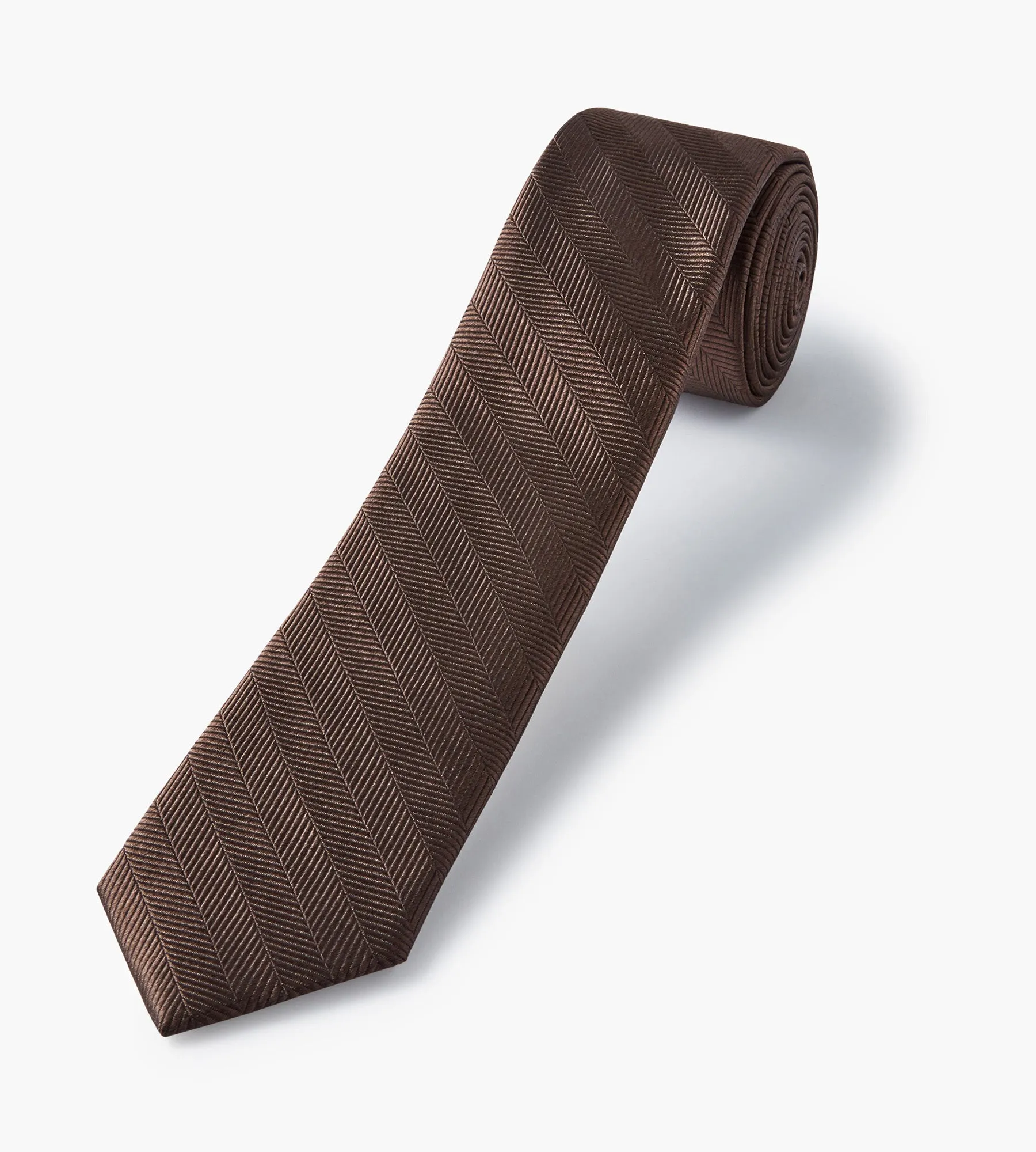 Herringbone Solid Tie