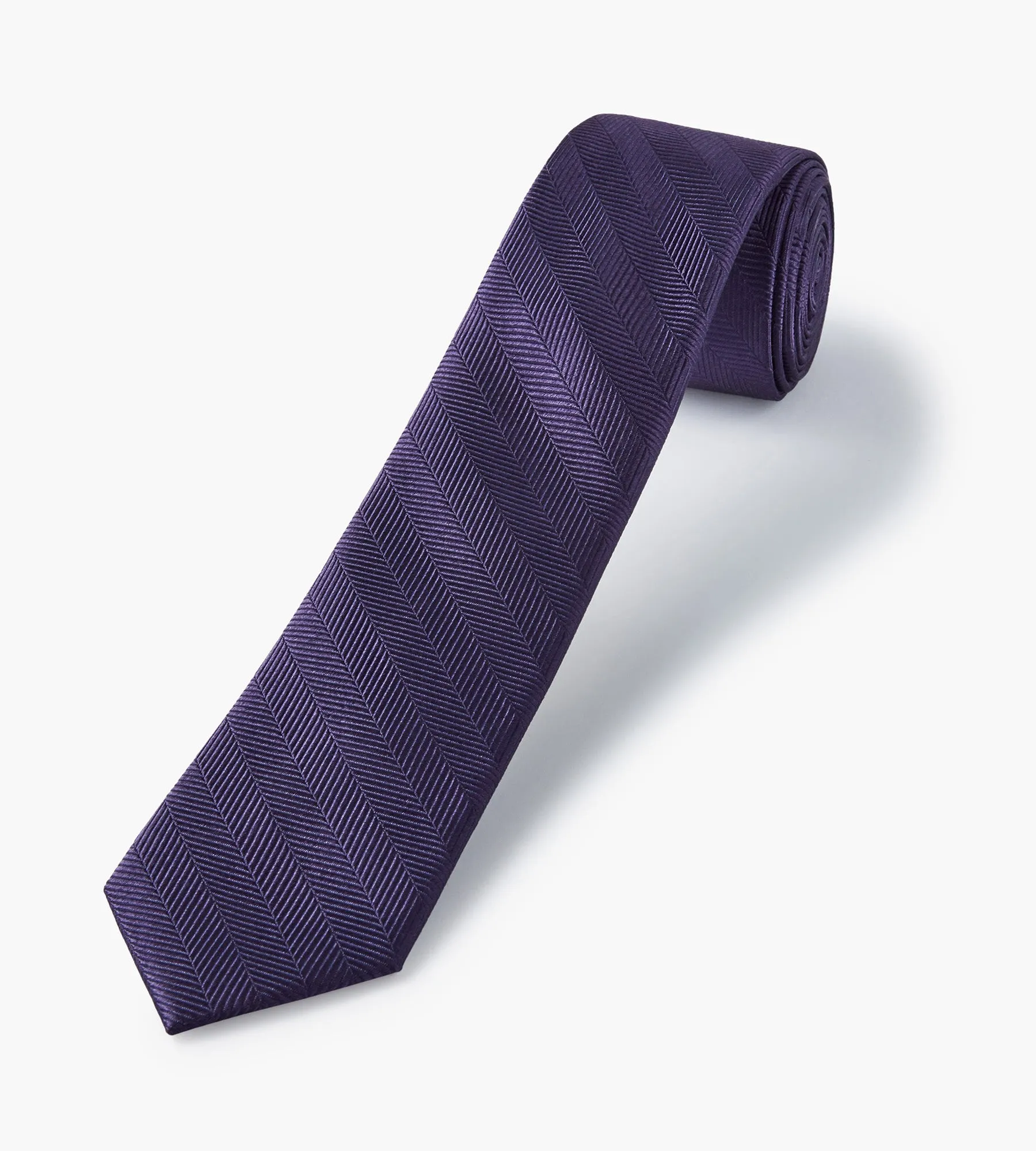 Herringbone Solid Tie