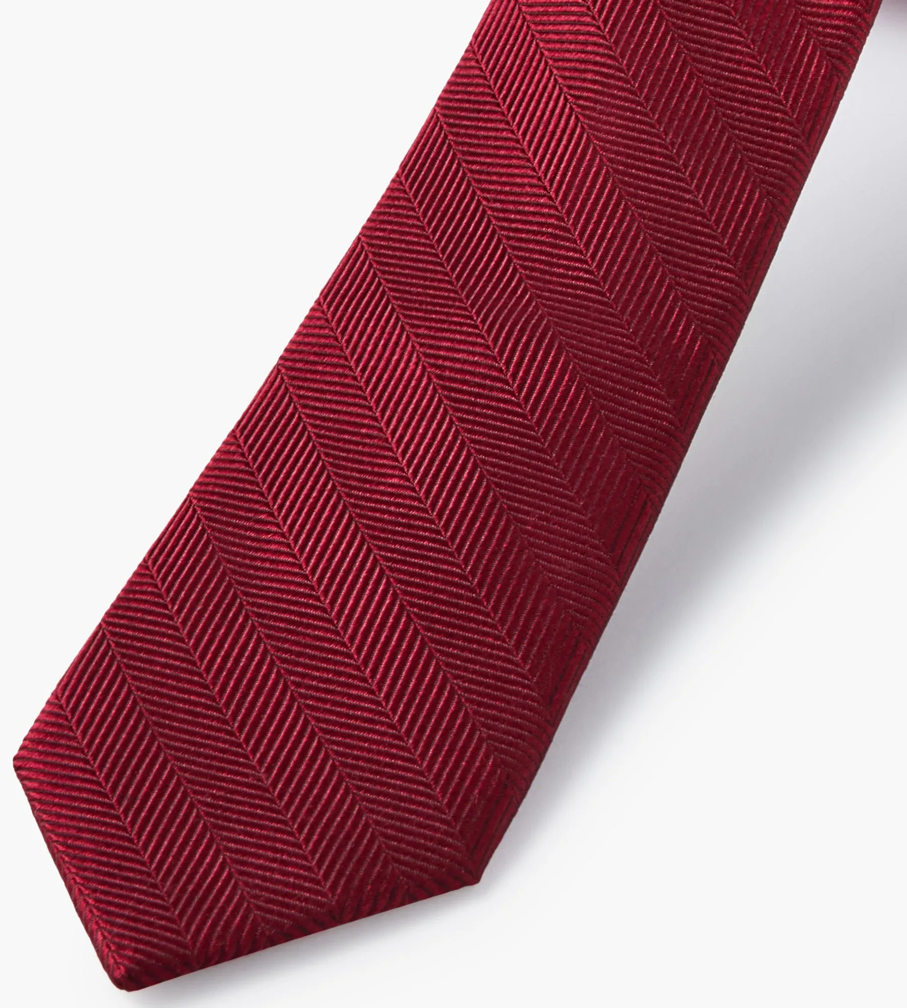 Herringbone Solid Tie