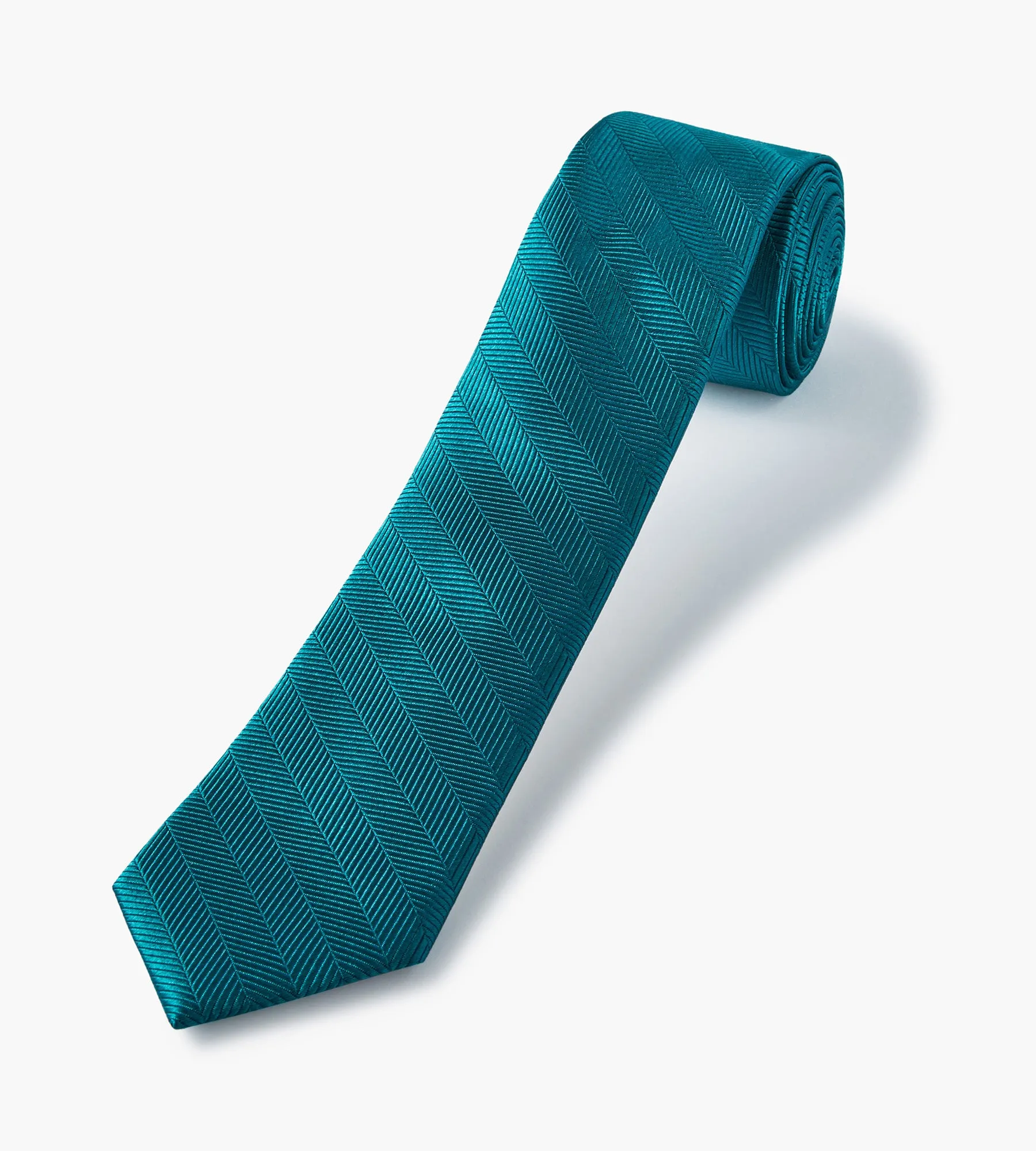 Herringbone Solid Tie