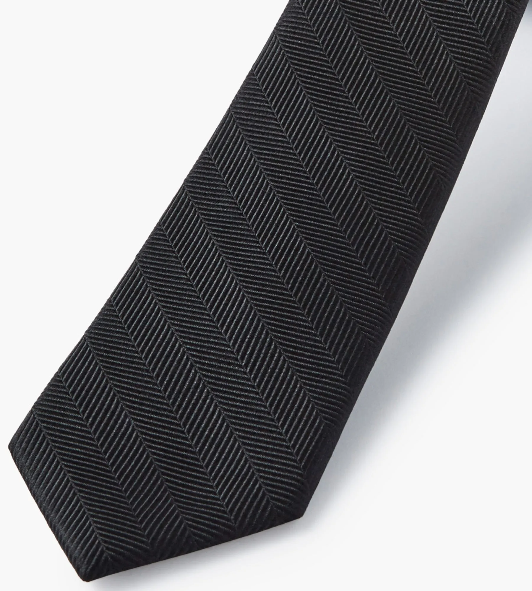 Herringbone Solid Tie