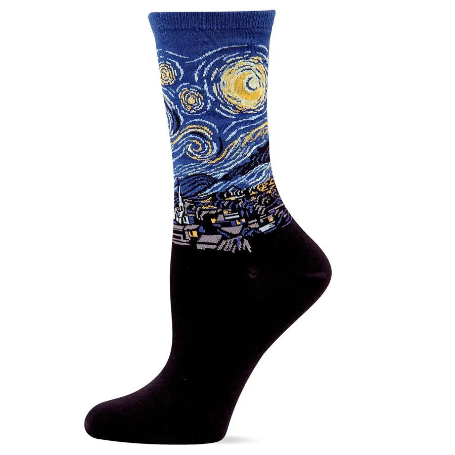 Hot Sox Womens Starry Night Sock