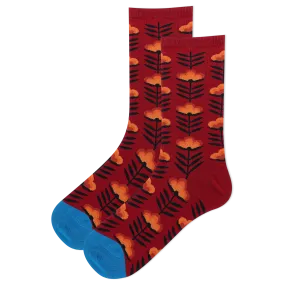 HOTSOX Women's Retro Floral Crew Sock