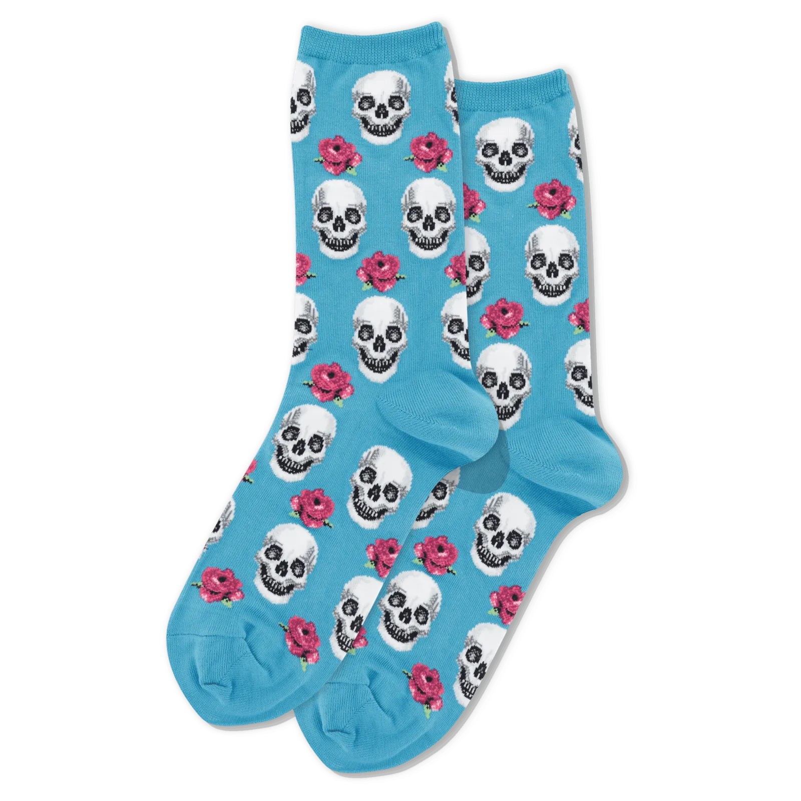 HOTSOX Women's Skull and Roses Socks