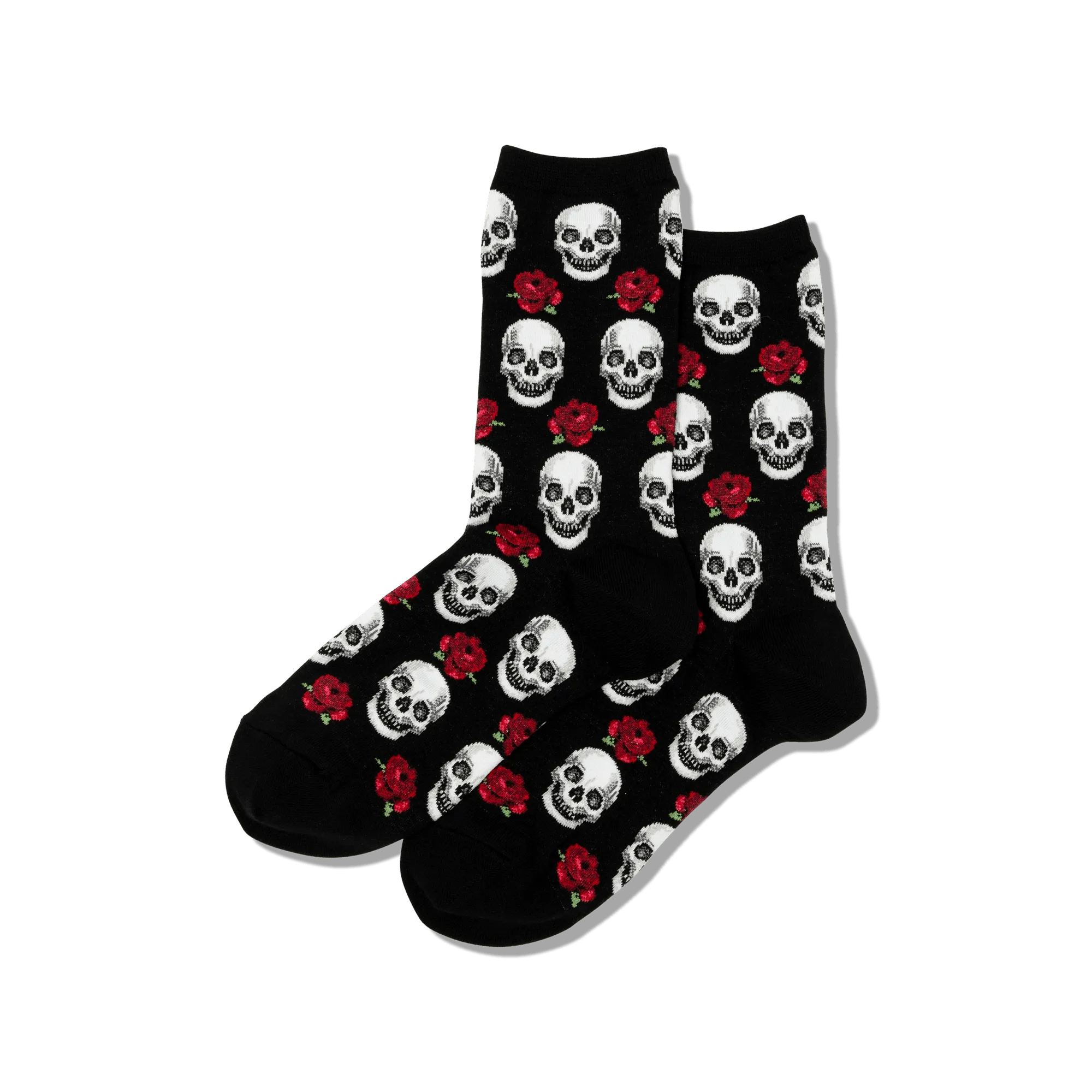 HOTSOX Women's Skull and Roses Socks