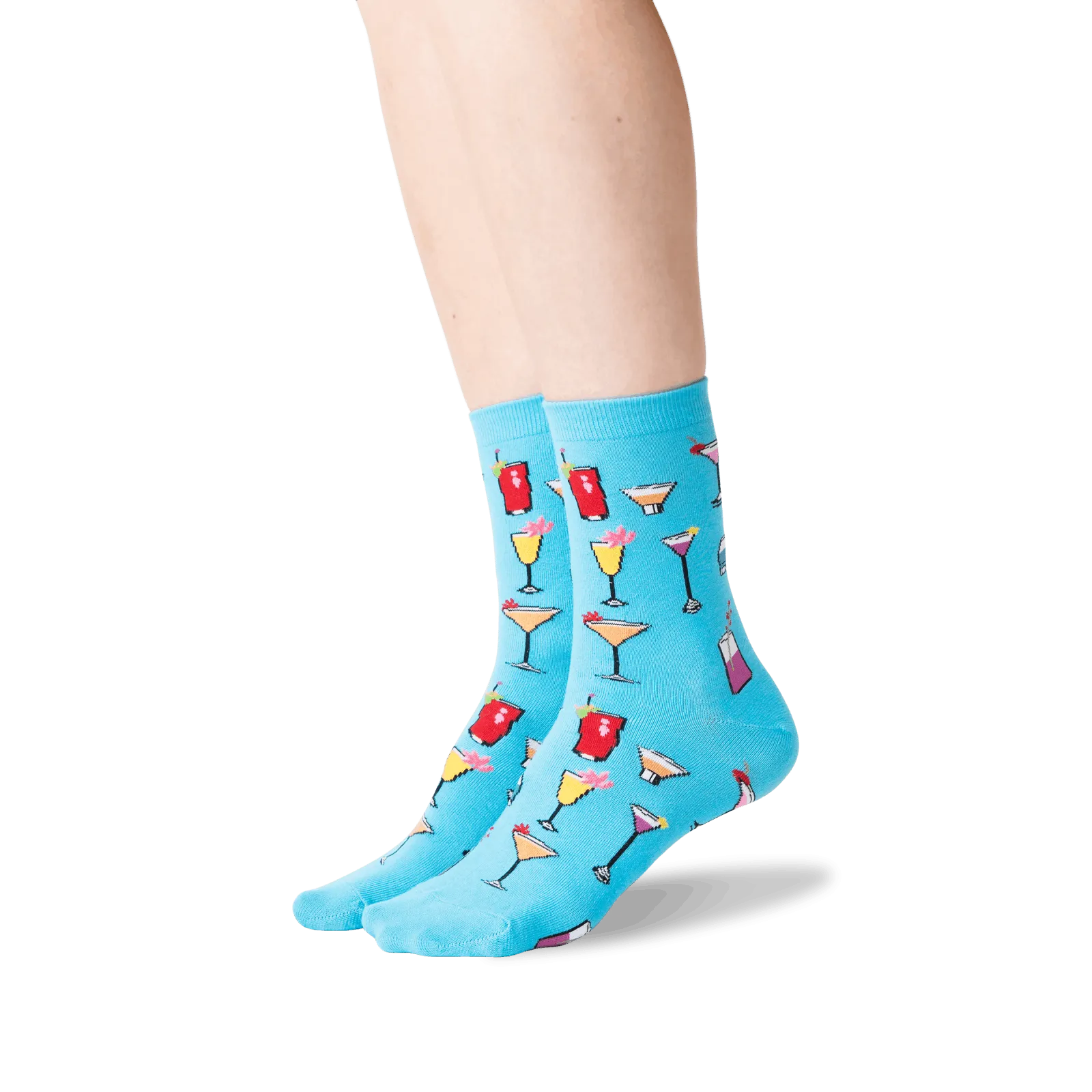 HOTSOX Women's Tropical Drinks Crew Socks