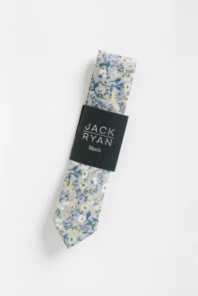 Jack Ryan Grey Floral Tie