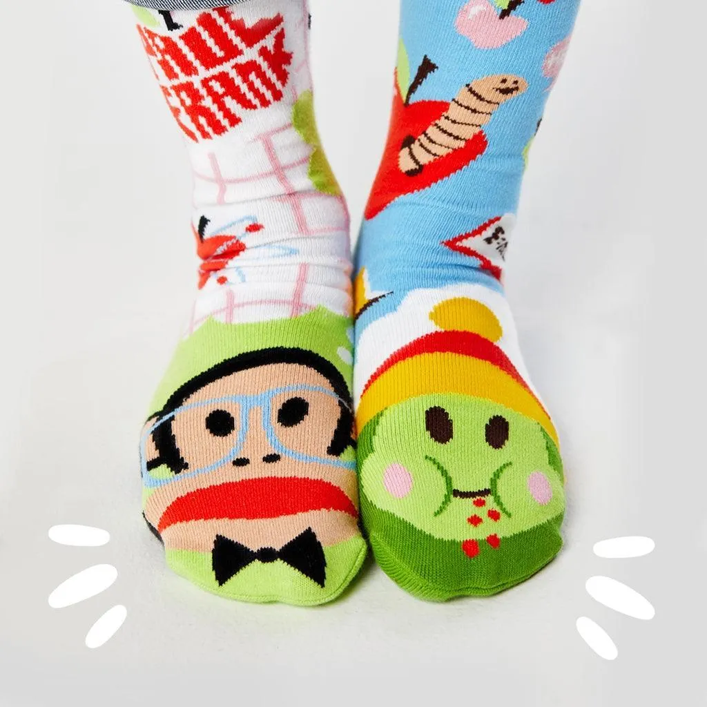 Julius & Sam | Paul Frank Limited Edition | Adult Socks | Mismatched Cute Crazy Fun Socks - OLD STOCK LAST CHANCE