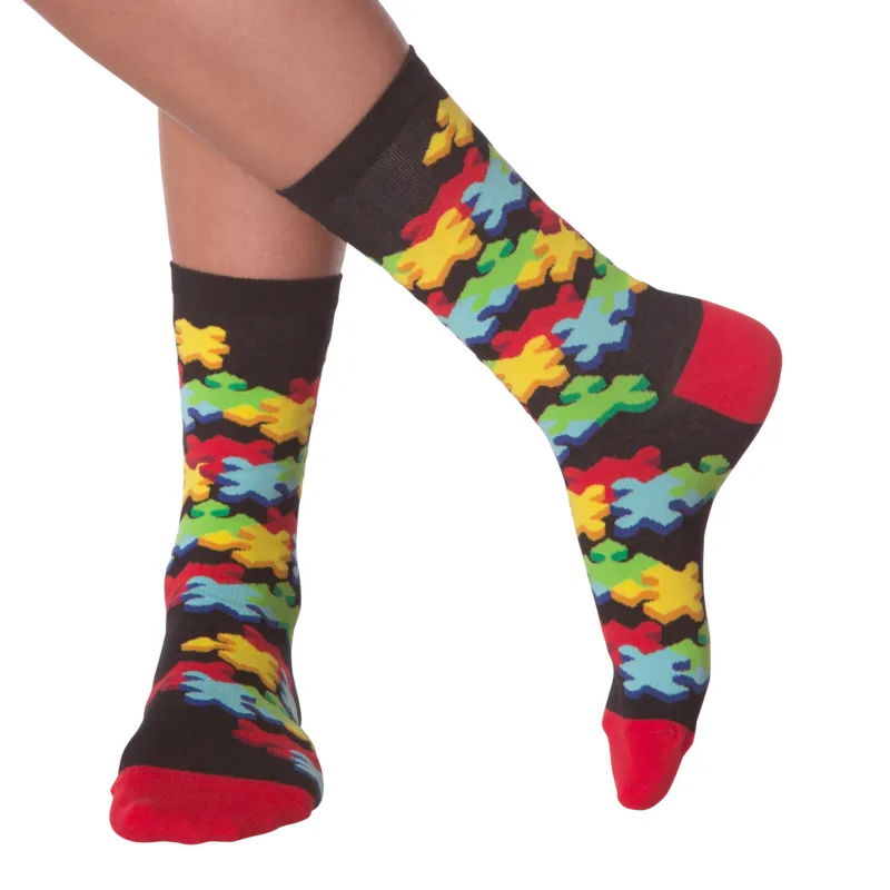 K Bell 3D Jigsaw Socks for Adults