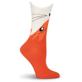 K Bell Womens Wide Mouth Fox Sock