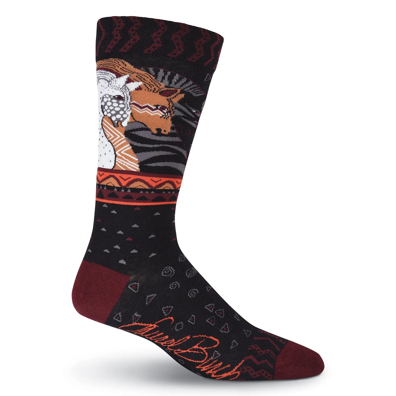 Laurel Burch Mens Stallions Sock