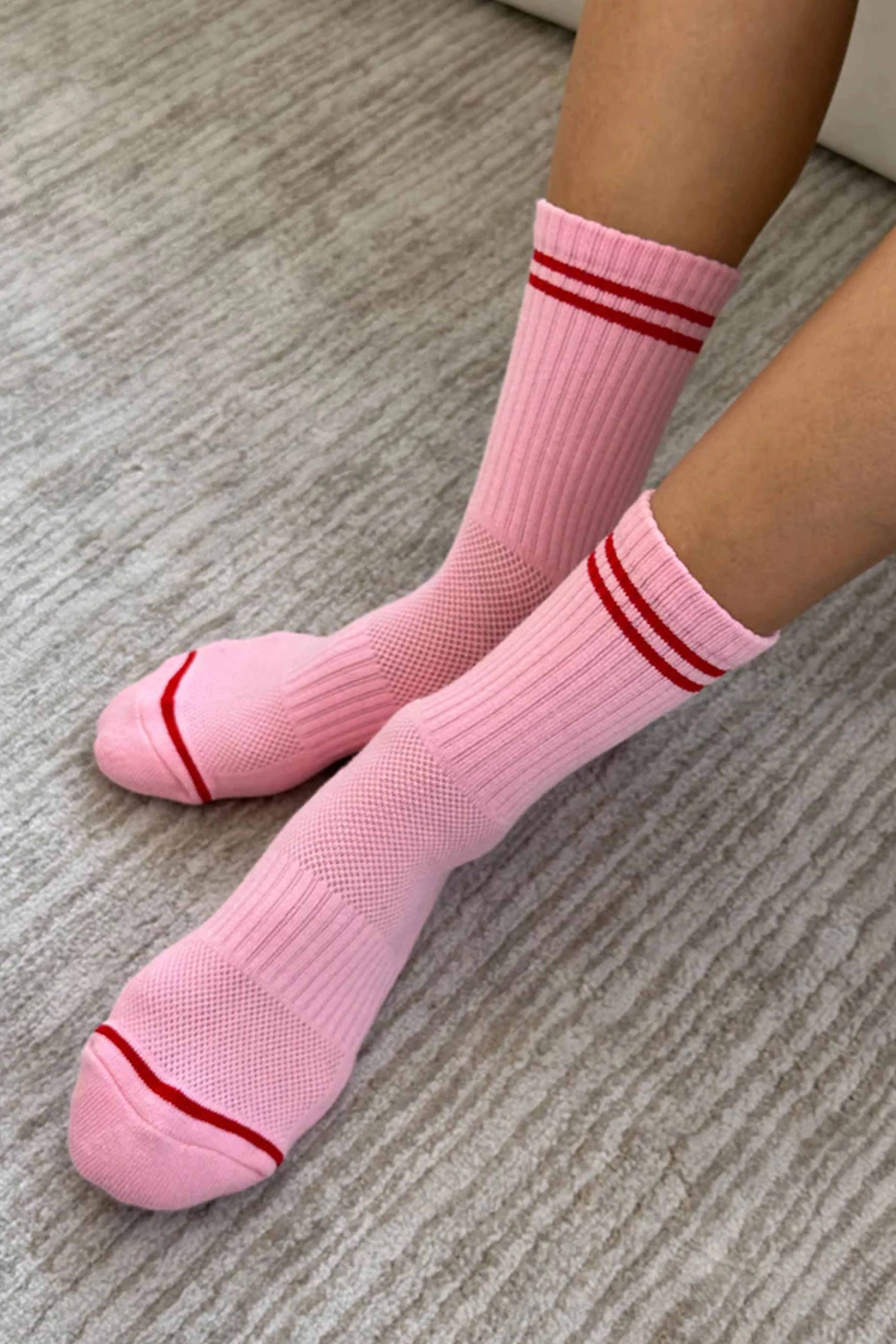 Le Bon Shoppe Boyfriend Amour Pink Socks