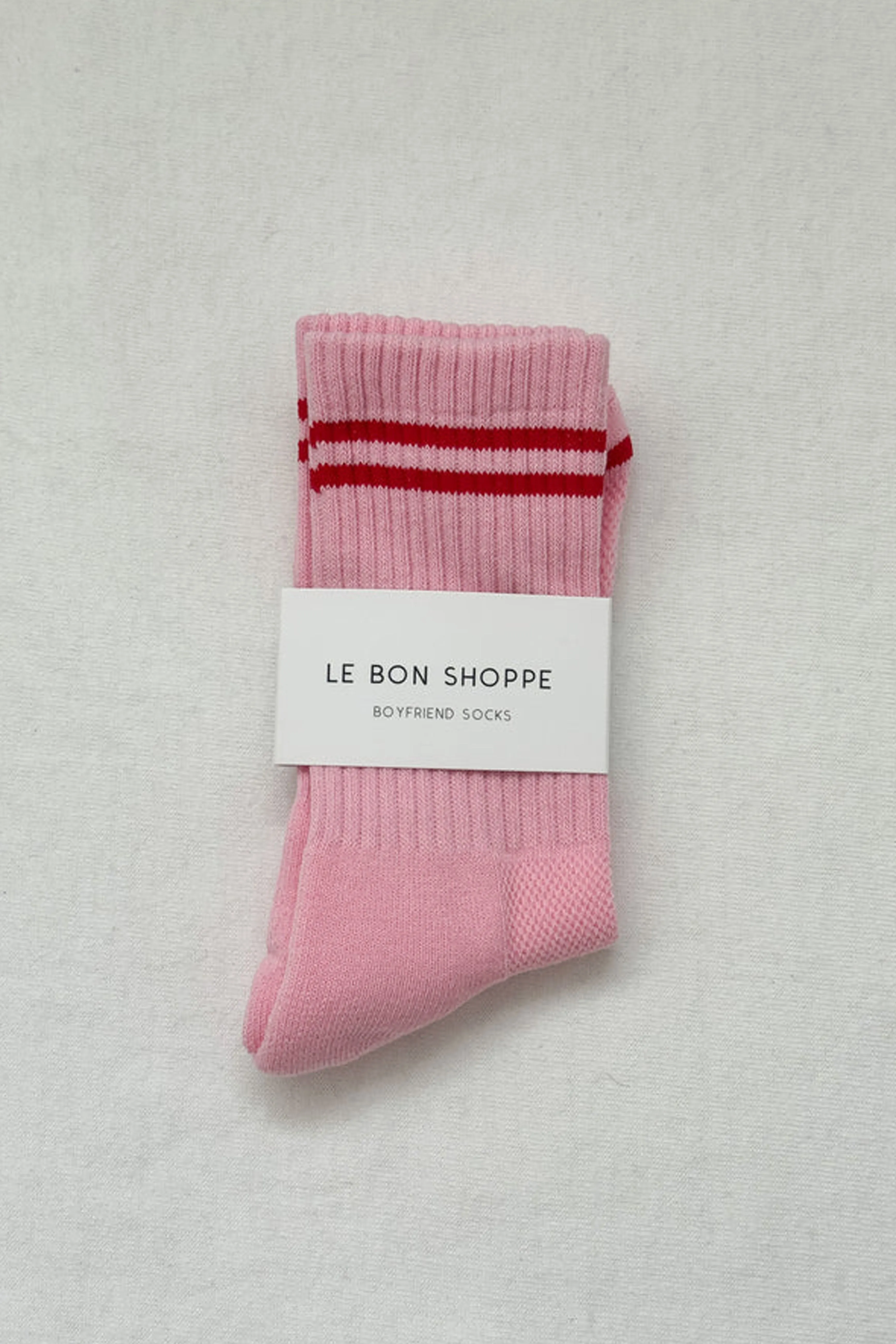 Le Bon Shoppe Boyfriend Amour Pink Socks