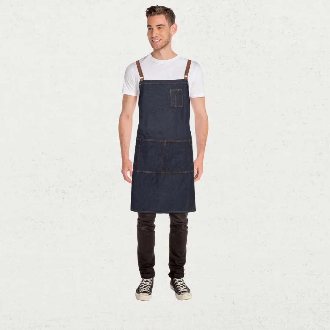 Memphis Denim Bib Apron