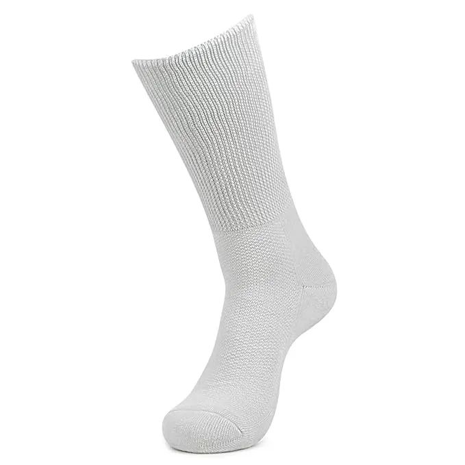 Men's Diabetic Socks (Light Grey)