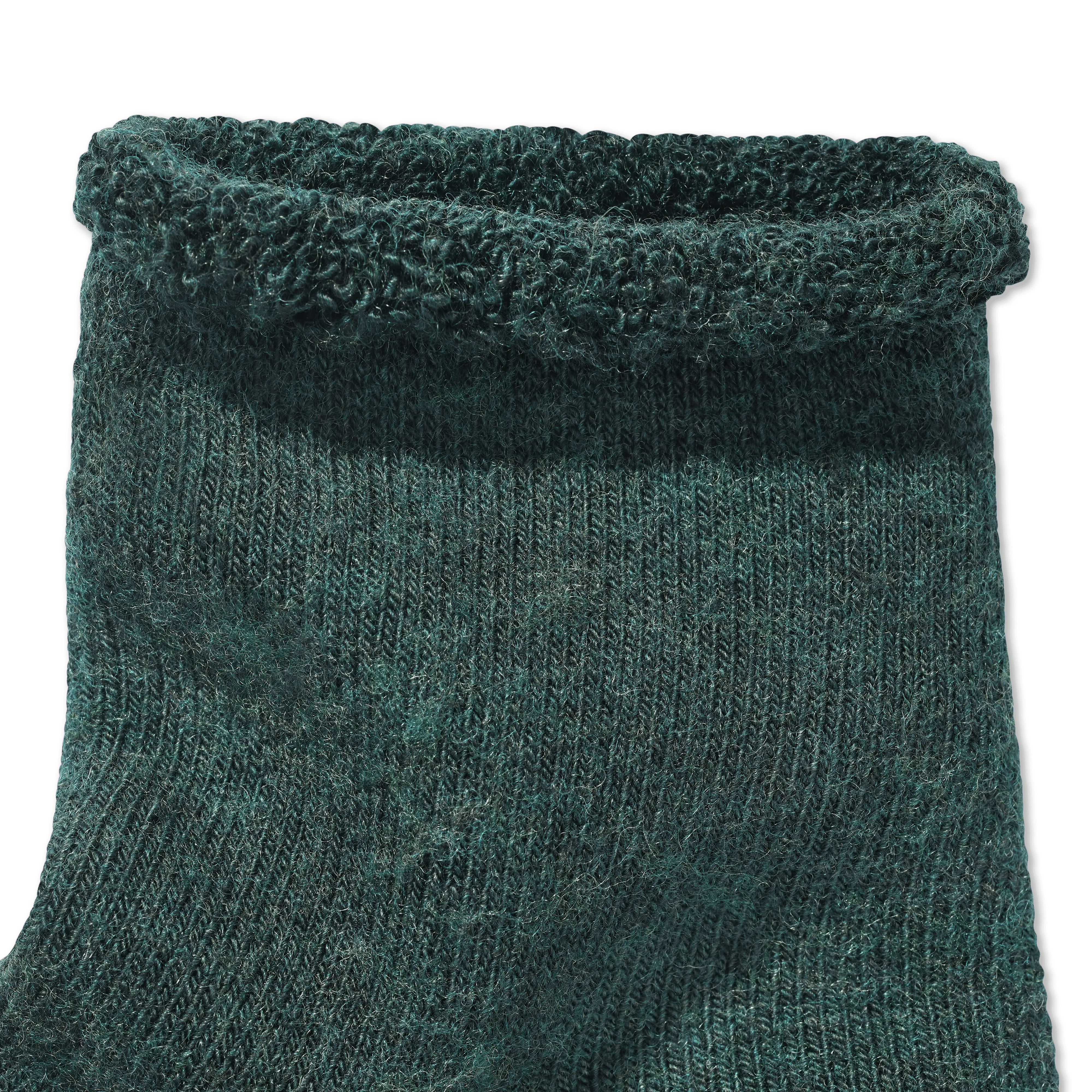 Men's Merino Wool Blend Roll-Top Gripper House Socks