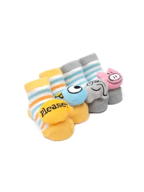 Mo Willems Baby Rattle Socks (2-pack)