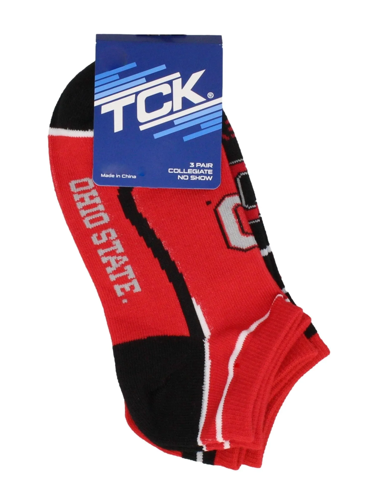 Ohio State Buckeyes No Show Socks Full Field 3 Pack