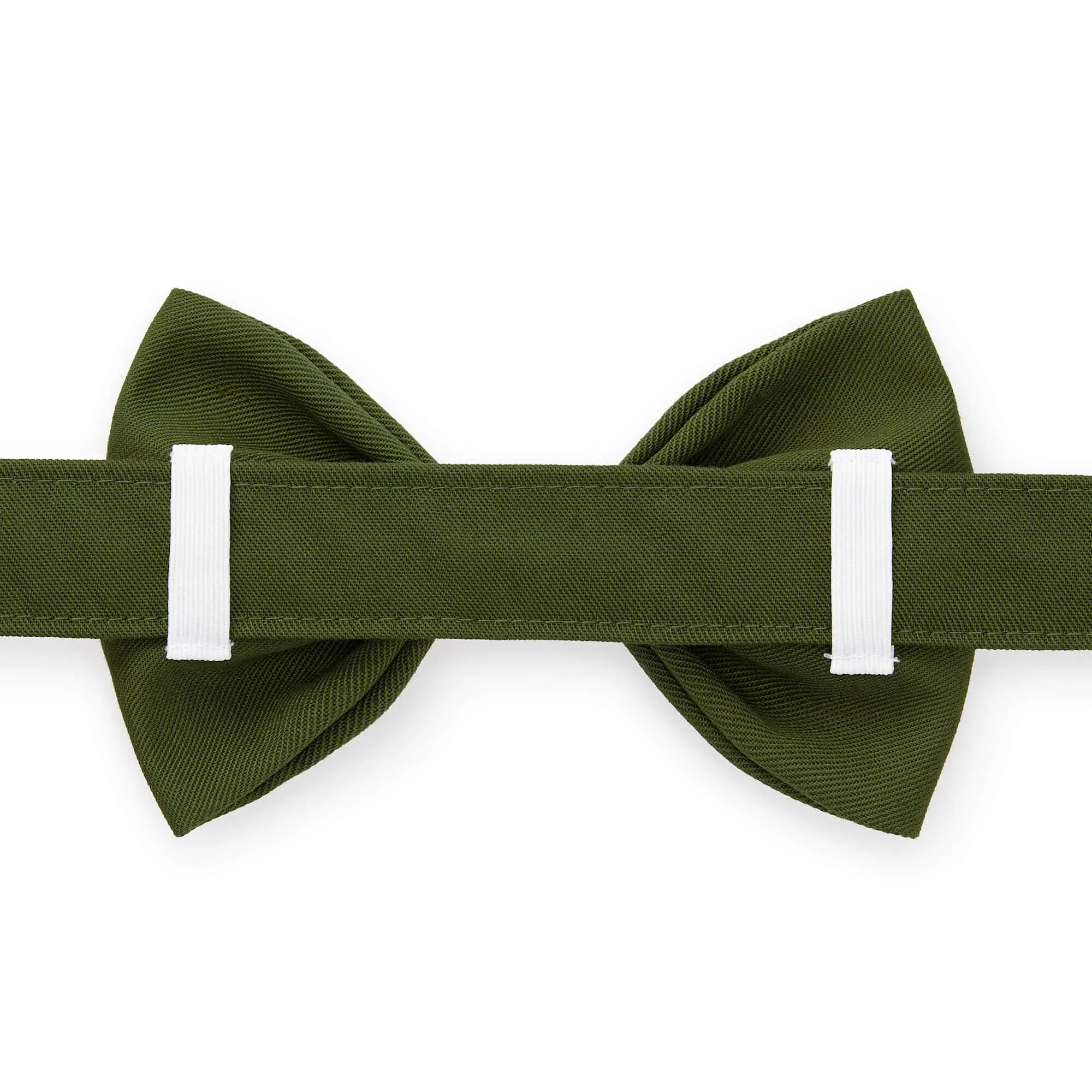 Olive Dog Bow Tie