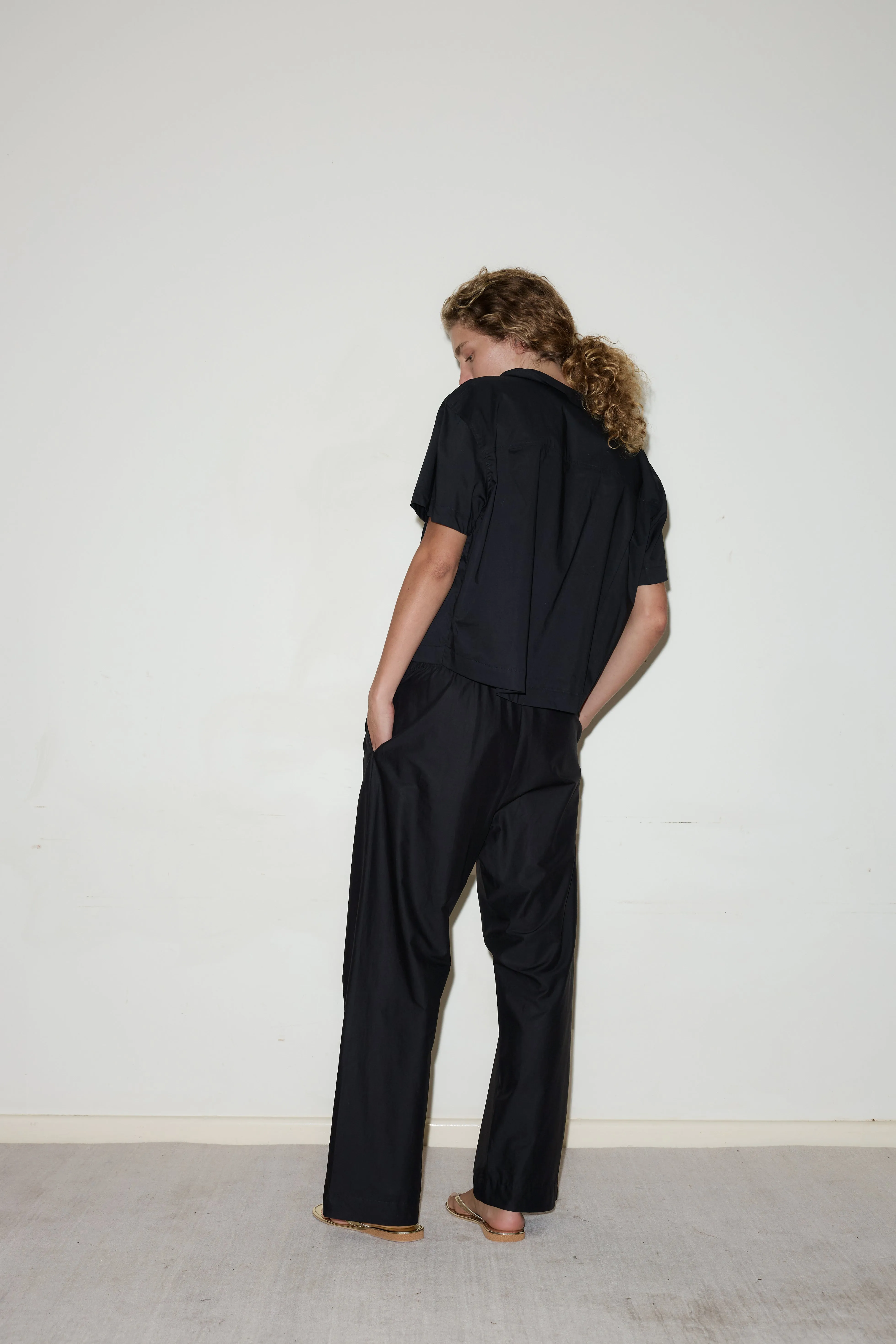 Panel Shirt - Black