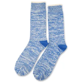 Relax Twister Knit Supermelange Adams Blue / Off White