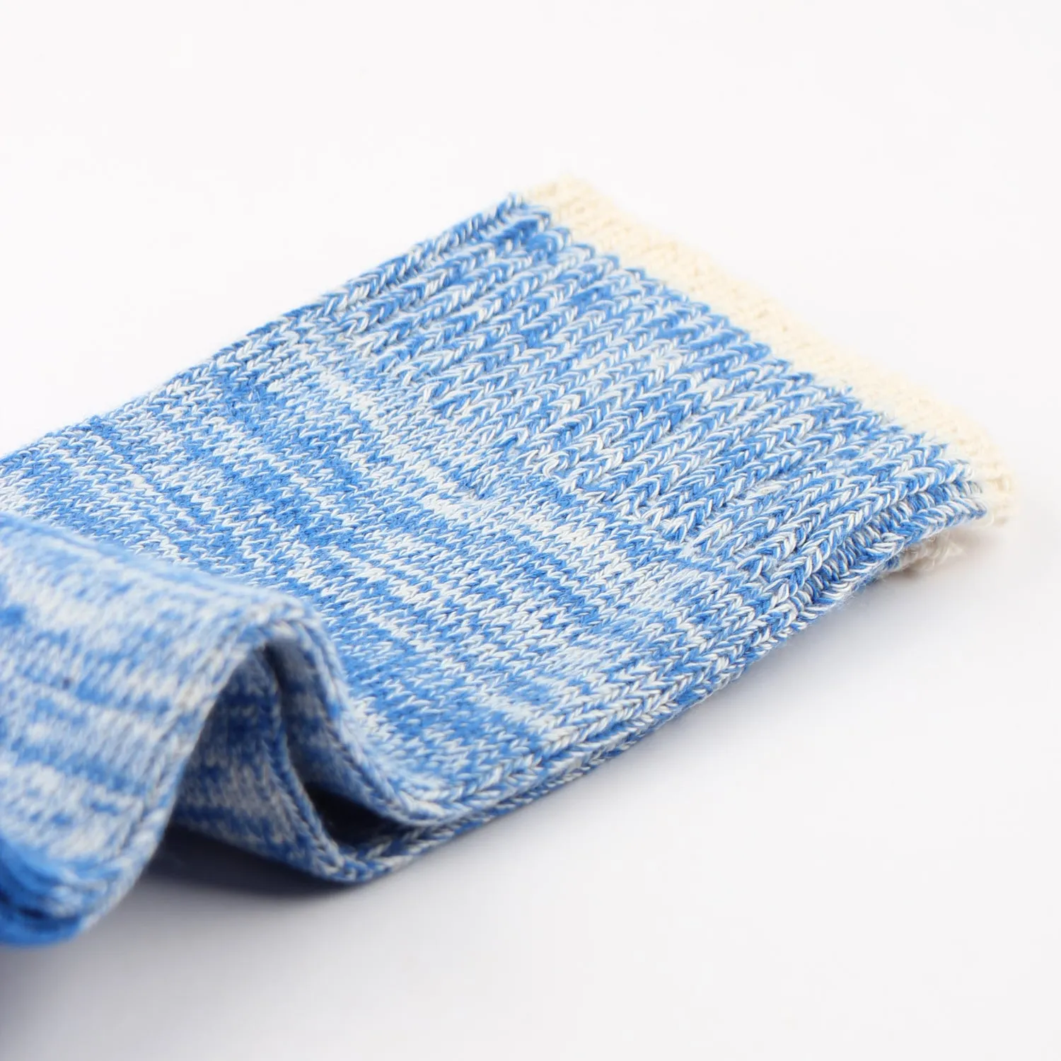 Relax Twister Knit Supermelange Adams Blue / Off White