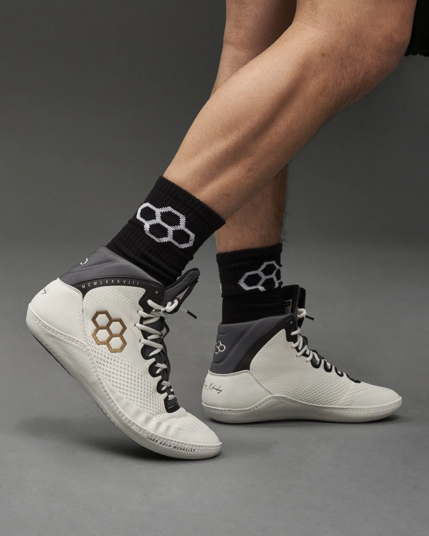 RUDIS Black/Black Knit Essential Socks (2 Pair)