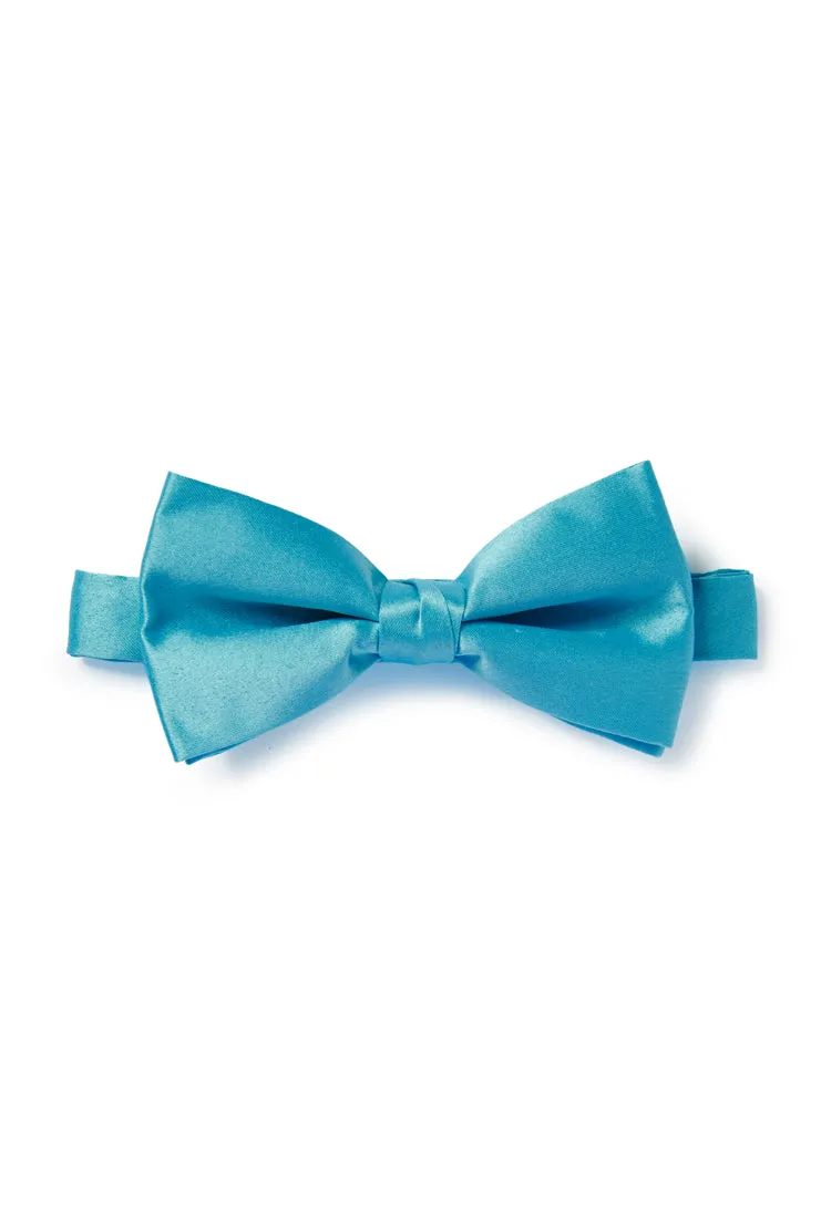 Satin Bow Tie - Dark Turquoise