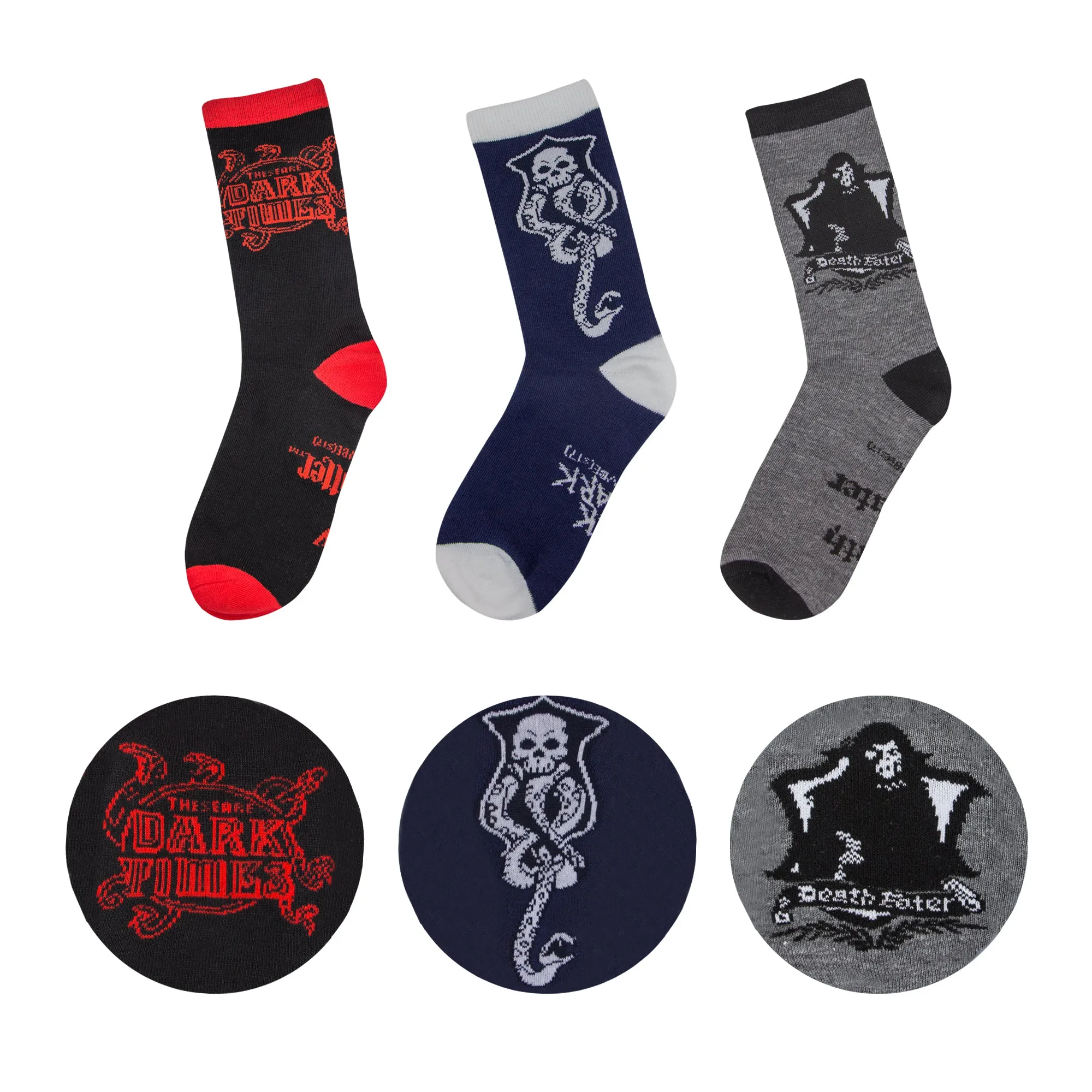 *Set of 3 Deluxe Dark Arts Socks