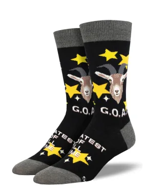 SOCKSMITH MENS GOAT BLACK