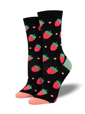 SOCKSMITH STRAWBERRY DELIGHT BLACK