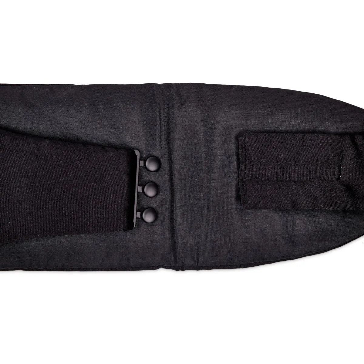 Sovereign Grade Black Satin Cummerbund