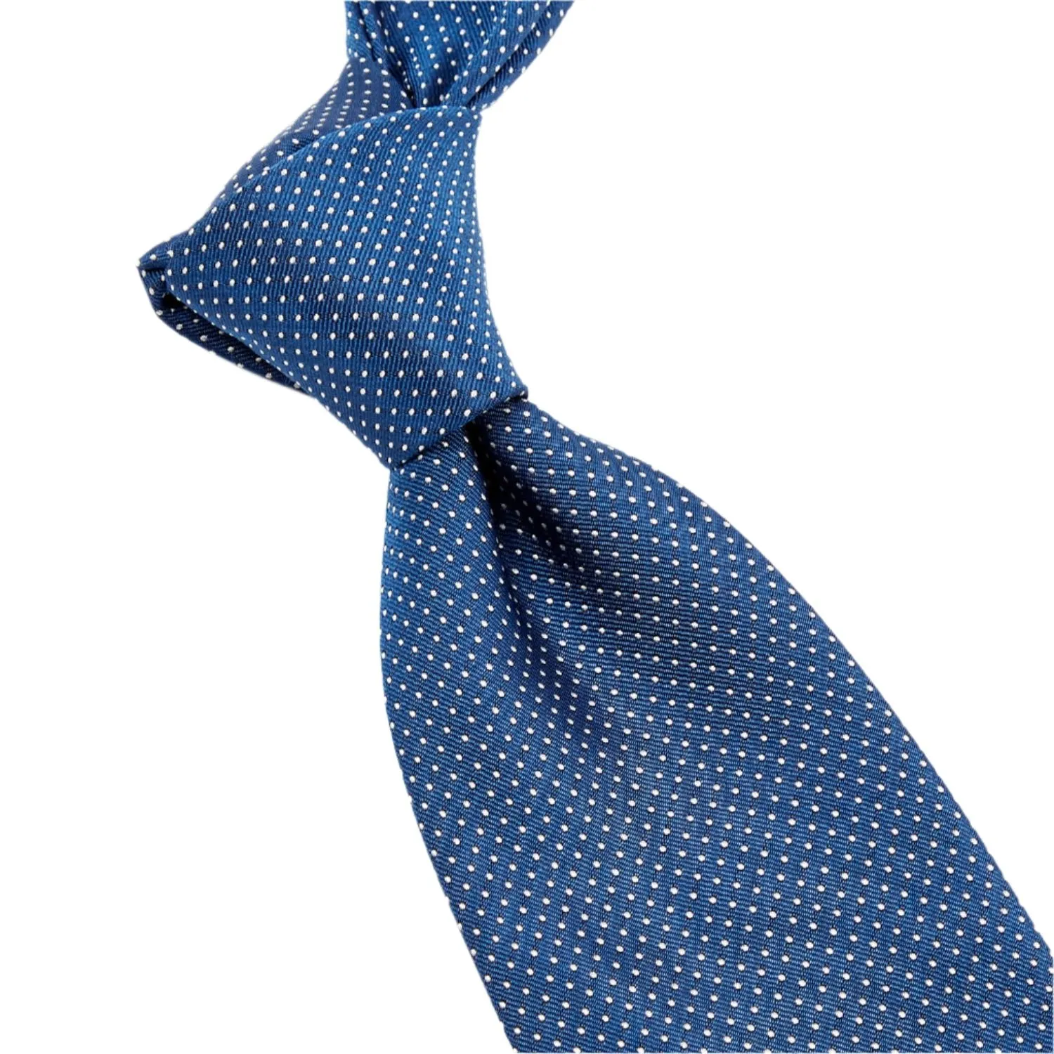 Sovereign Grade Blue Silk Micro Dot Tie