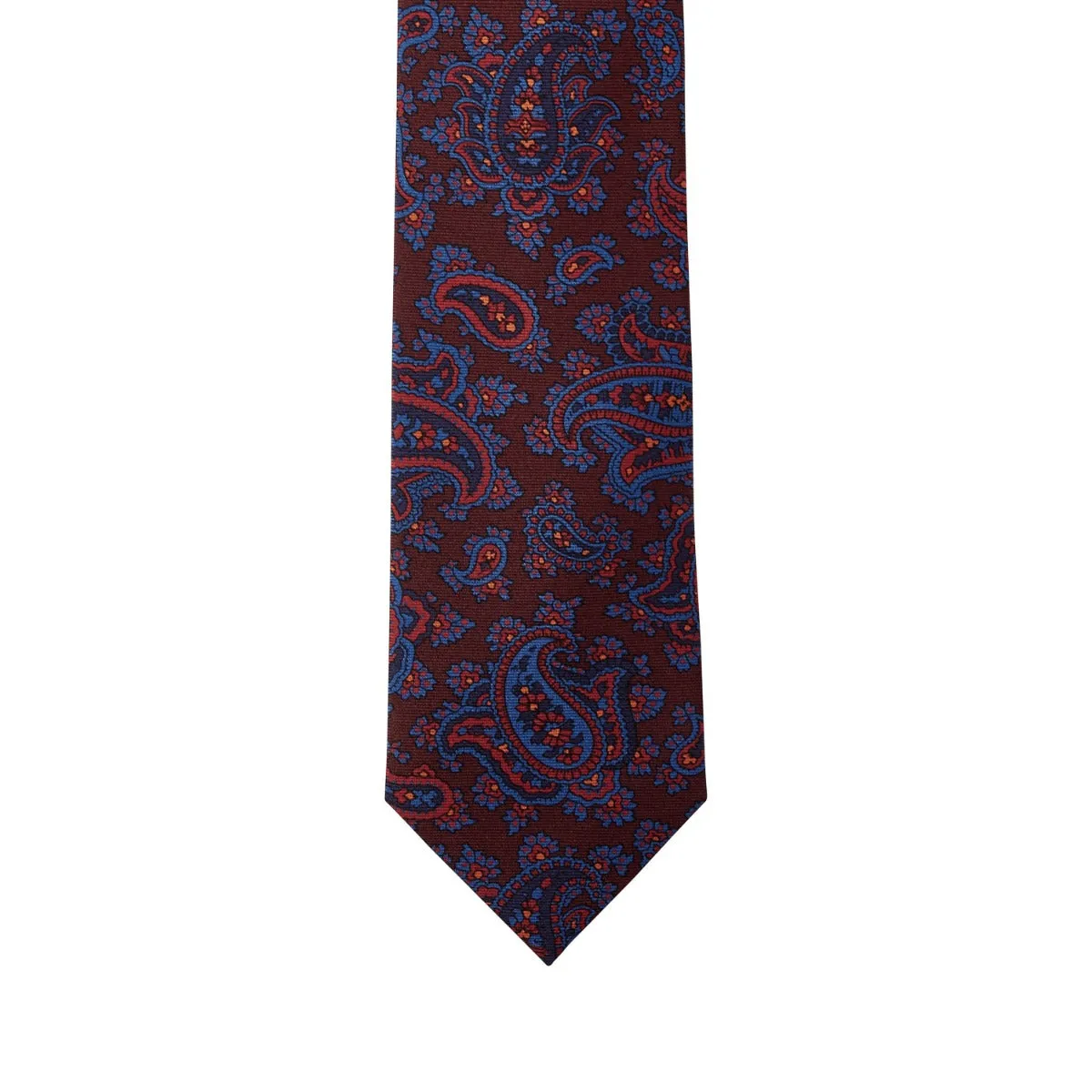 Sovereign Grade Burgundy Ancient Madder Paisley Tie