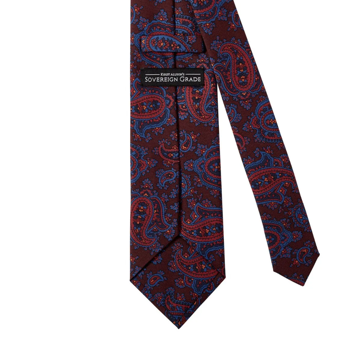 Sovereign Grade Burgundy Ancient Madder Paisley Tie