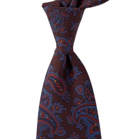 Sovereign Grade Burgundy Ancient Madder Paisley Tie