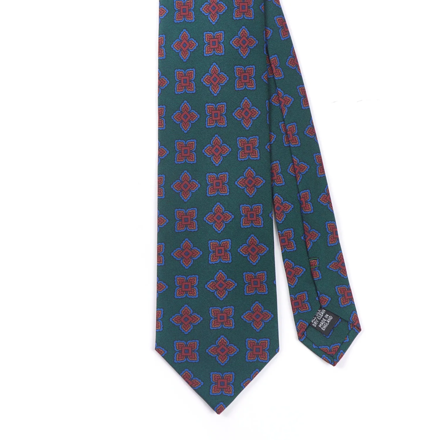 Sovereign Grade Forrest Large Medallion Ancient Madder Tie, 150cm