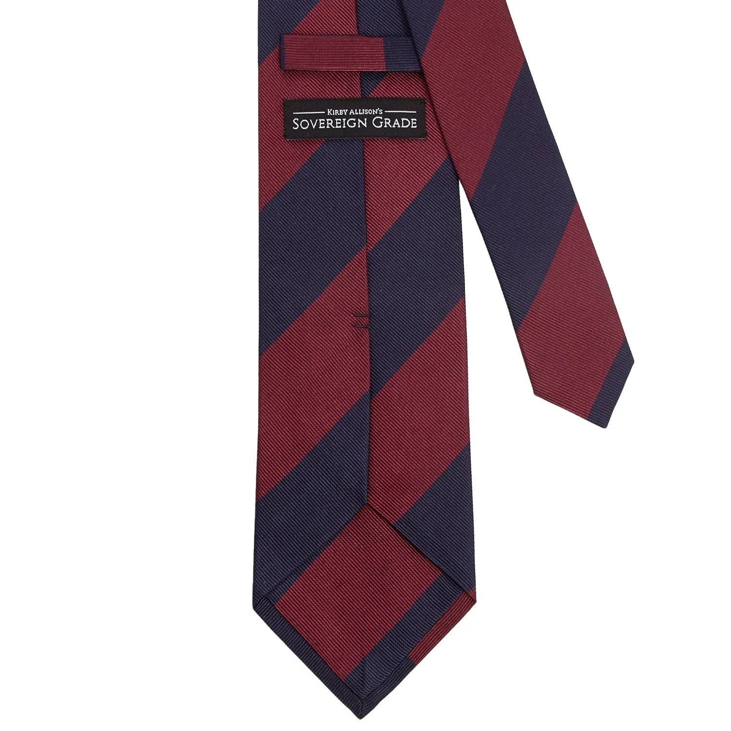 Sovereign Grade Midnight/Oxblood Household Guards (Blues and Royals) Tie