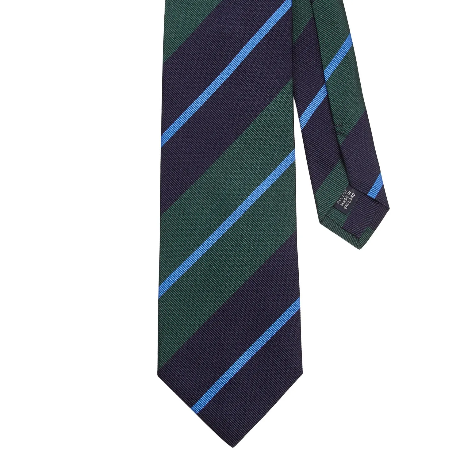 Sovereign Grade Navy/Green Rep Tie