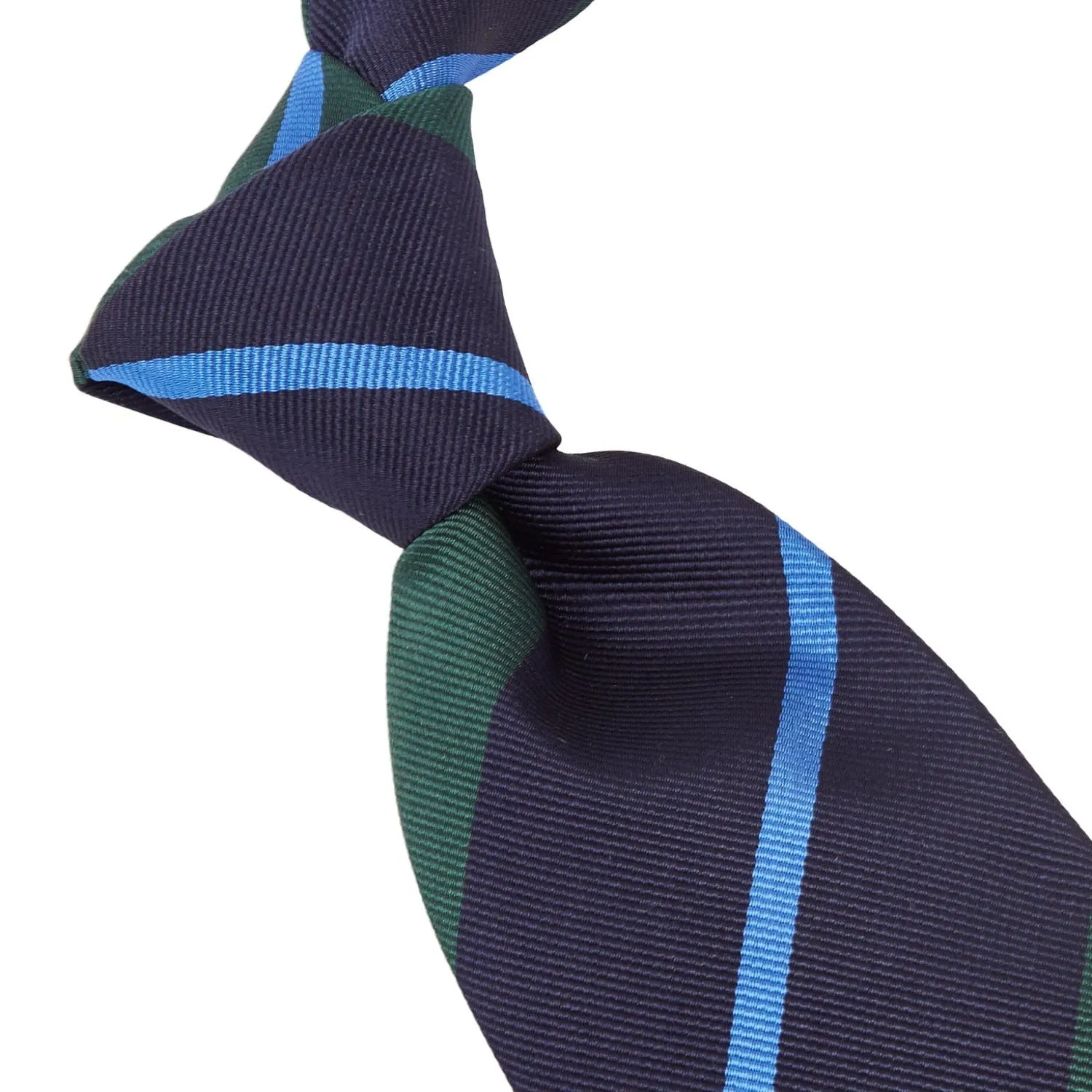 Sovereign Grade Navy/Green Rep Tie