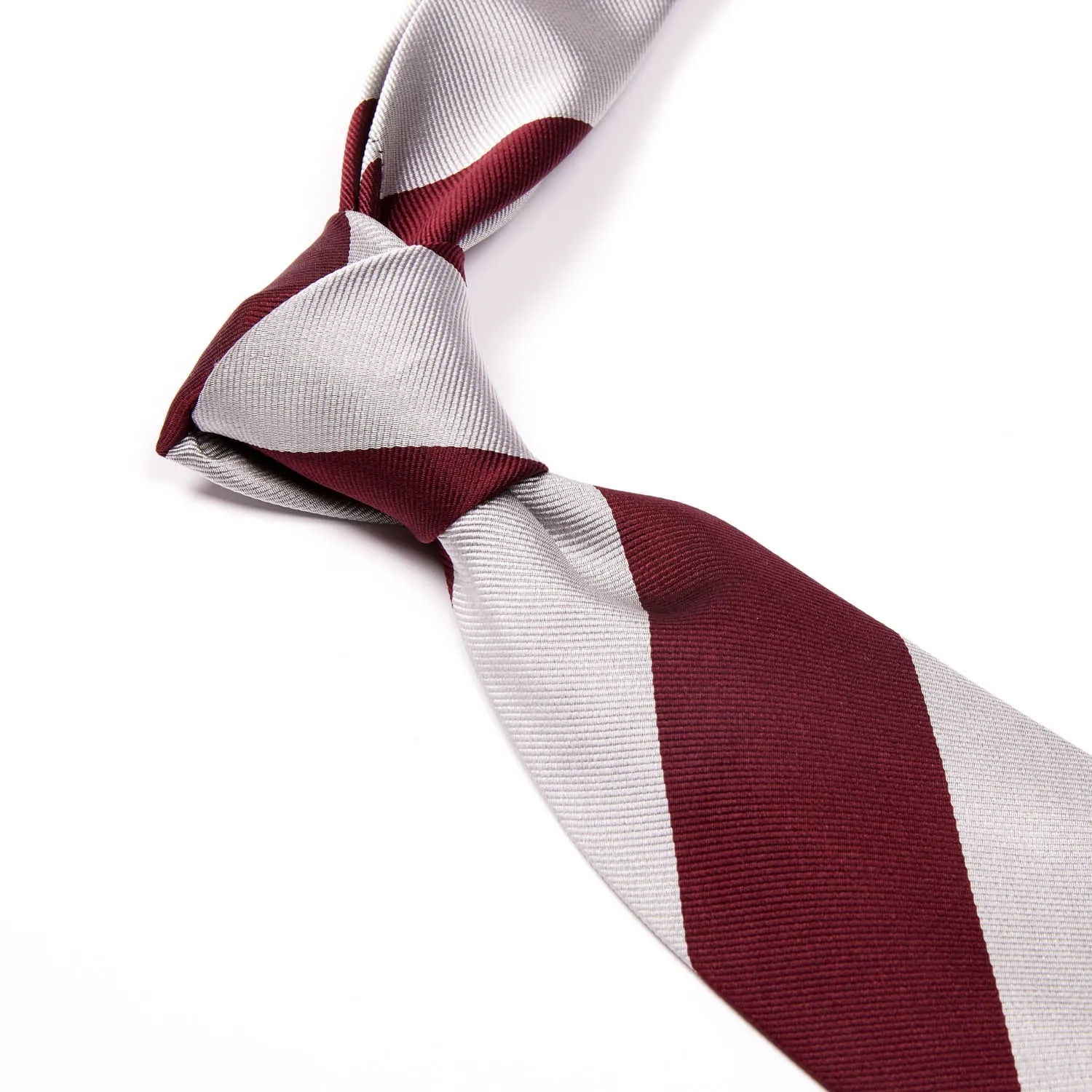 Sovereign Grade Oxblood Wide Rep Tie, 150cm